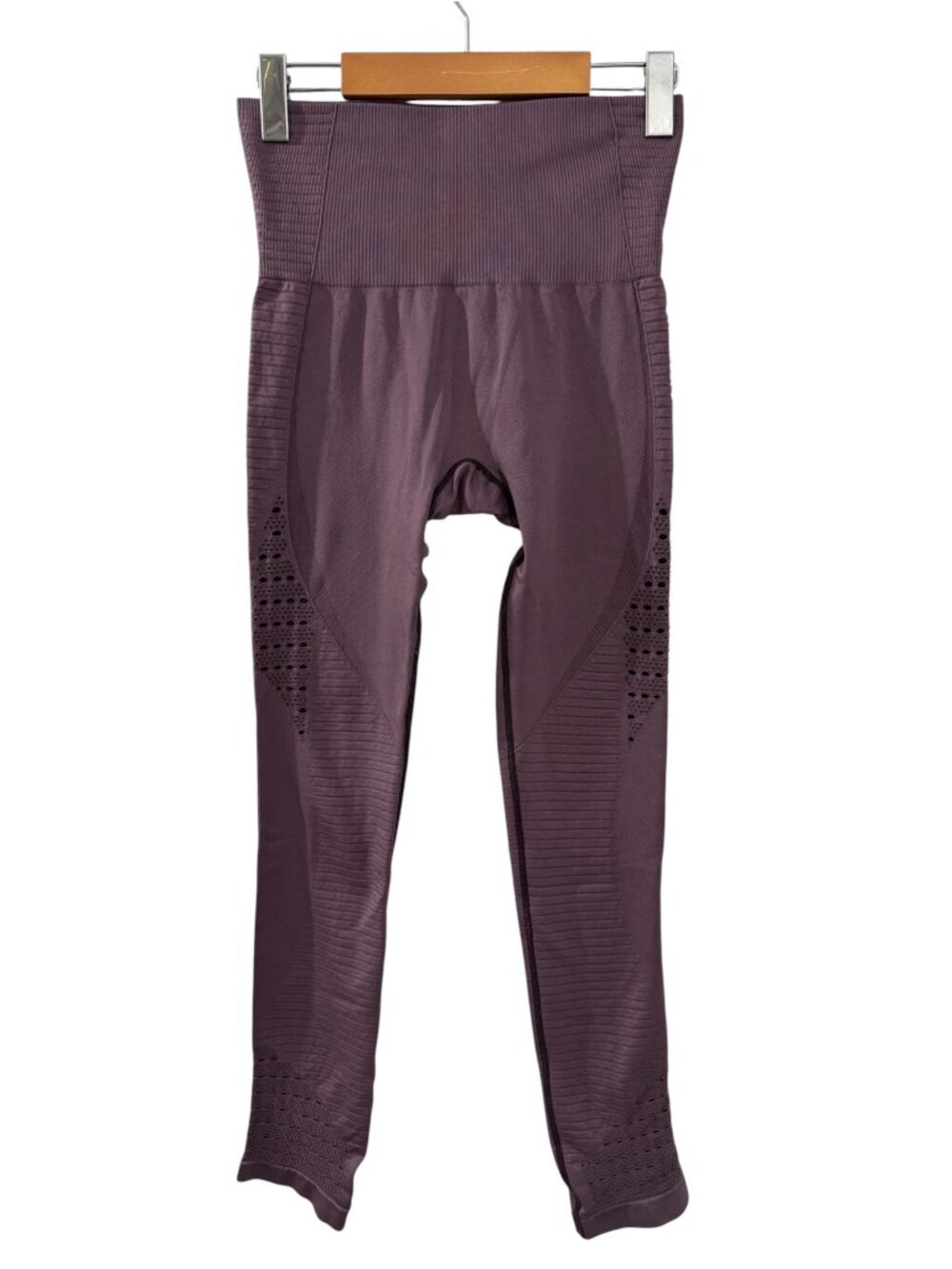 Gymshark Mauve Purple High Waisted Seamless Eyelet Leggings